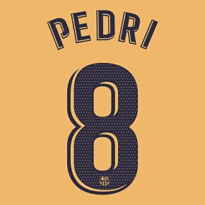 Pedri 8 (La Liga Printing) - 22-23 Barcelona Away