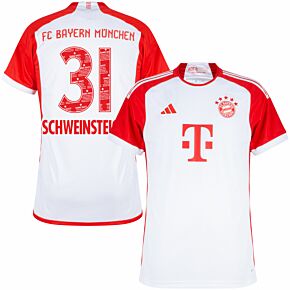 23-24 Bayern Munich Home Shirt + Danke Basti Schweinsteiger 31 Printing