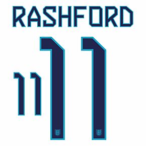 Rashford 11 (Official Printing) - 22-23 England Home