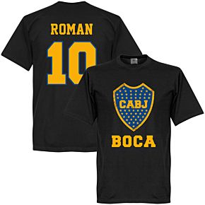Boca Roman 10 CABJ Crest Tee - Black
