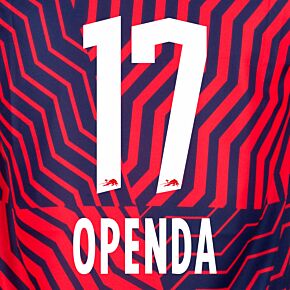 Openda 17 (Official Printing) - 23-24 RB Leipzig Away