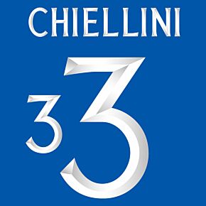 Chiellini 3 (Official Printing) - 23-24 Italy Home
