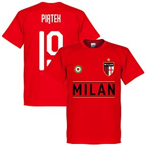 Milan Piatek 19 Team Tee - Red