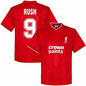 1986 Liverpool Home Retro Shirt + Rush 9