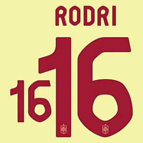 Rodri 16 (Official Printing) - 24-25 Spain Away