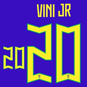 Vini Jr 20 (Official Printing) - 22-23 Brazil Away