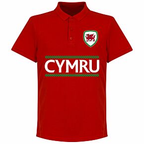 Cymru Team Polo Shirt - Red