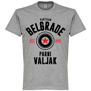 Partizan Belgrade Established Tee - Grey