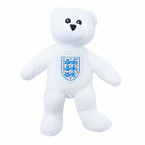 England Beanie Bear - White (8 in)