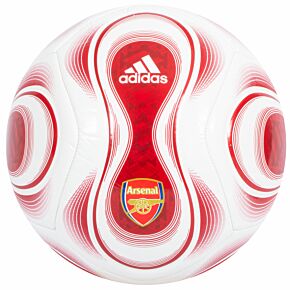 22-23 Arsenal Club Home Football - White/Red - (Size 5)