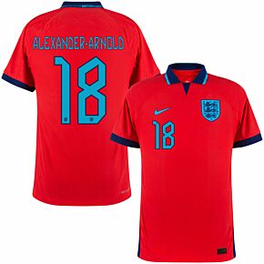 22-23 England Dri-Fit ADV Match Away Shirt + Alexander-Arnold 18 (Official Printing)