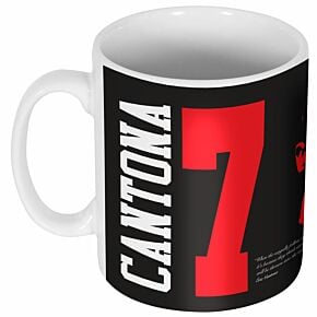 Eric Cantona 7 Silhouette Mug