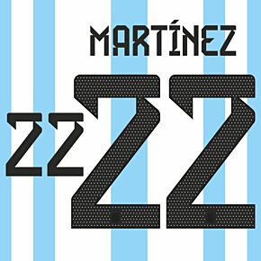 Martínez 22 (Official Printing) - 22-23 Argentina Home