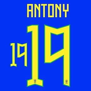 Antony 19 (Official Printing) - 22-23 Brazil Away