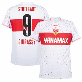 23-24 VFB Stuttgart Home Shirt + Guirassy 9 (Official Printing)