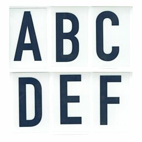 24-25 England Home  Adult Player Letters (50mm)