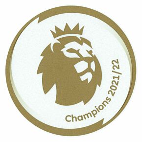 21-22 Premier League Champions Patch (Single) - PLAYER Size 2022-2023 Man City