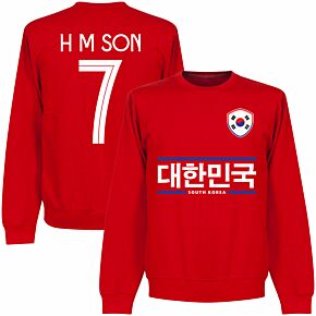 South Korea Team Son 7 Sweatshirt - Red