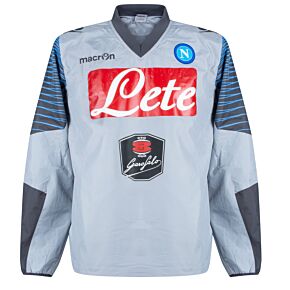 14-15 Napoli L/S All Weather Training Drill Top - Grey