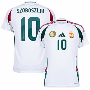 24-25 Hungary Away Shirt + Szoboszlai 10 (Official Printing)