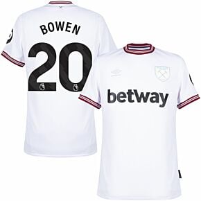 23-24 West Ham Away Shirt + Bowen 20 (Premier League)