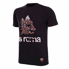 Copa AS Roma Supporter T-Shirt - Black