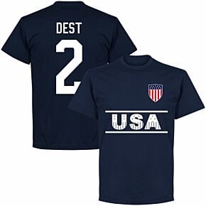 USA Team Dest 2 T-shirt - Navy
