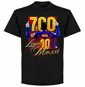 Messi 700 Goals T-shirt - Black