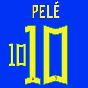 Pelé 10 (Official Printing) - 22-23 Brazil Away