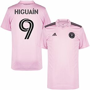2022 Inter Miami Home Shirt + Higuaín 9 (Fan Style)
