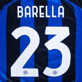 Barella 23 (Official Printing) - 22-23 Inter Milan Home