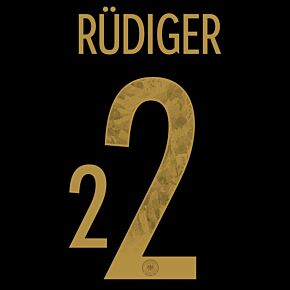 Rüdiger 2 (Official Printing) - 22-23 Germany Away