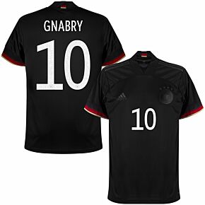 2021 Germany Away Shirt + Gnabry 10 (Official Printing)