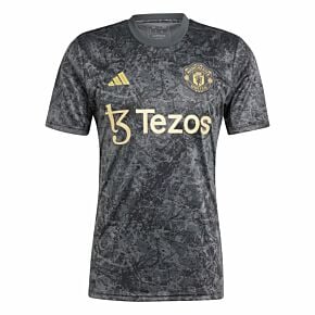 2024 Man Utd x Stone Rosses Pre-Match S/S Shirt - Black