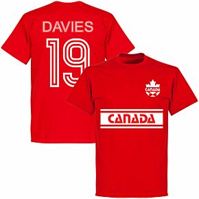Canada Retro Davies 19 T-shirt - Red