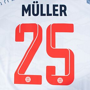 Müller 25 (Official Printing) 21-22 Bayern Munich 3rd