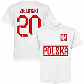 Poland Team Zielinski 20 T-shirt - White