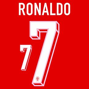 Ronaldo 7 (Official Printing) - 24-25 Portugal Home