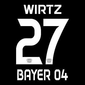 Wirtz 27 (Official Printing) - 20-21 Bayern Leverkusen Home/Away