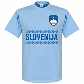 Slovenia Team Tee - Sky