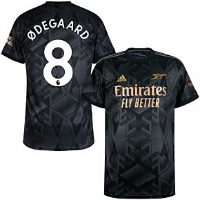 22-23 Arsenal Away Shirt + Ødegaard 8 (Premier League)
