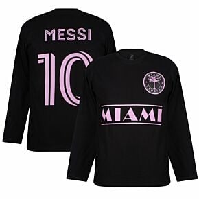Miami Team Messi 10 L/S T-shirt - Black