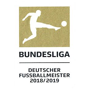19-20 Bundesliga Champions Patches (18-19 Winners)