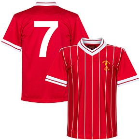 1984 Liverpool European Cup Final Retro Shirt + No. 7