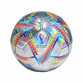 Qatar 2022 Rihla Training Hologram Foil Football (Size 5)