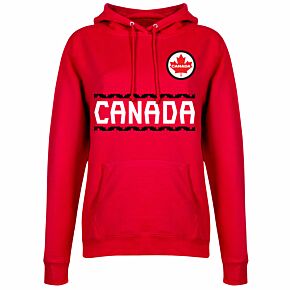 Canada Team Womens Hoodie - Red