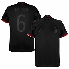 2021 Germany Away Shirt + Kimmich 6 (Blackout Edition)