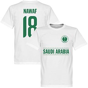 Saudi Arabia Nawaf 18 Team Tee - White