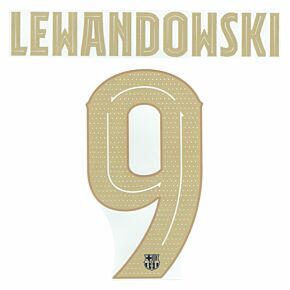 Lewandowski 9 (Official Cup Printing) - 22-23 Barcelona Home