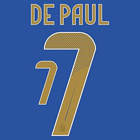 De Paul 7 (Official Printing) - 24-25 Argentina Away